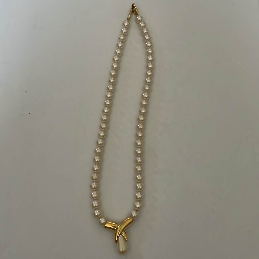 Napier Pearl & Gold-Tone Necklace
